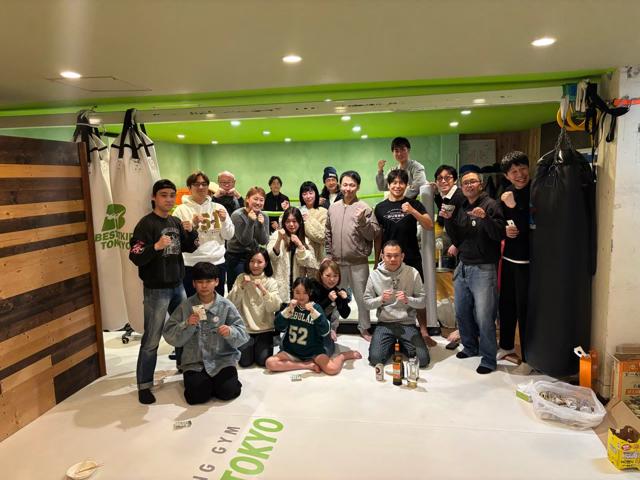 イベントでそろった会員さんとトレーナー