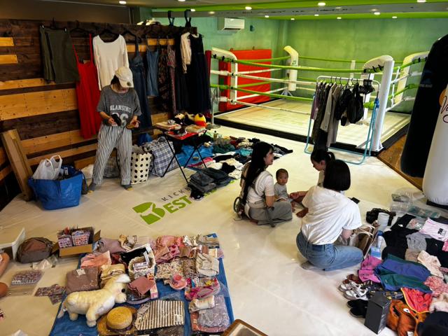 ジムに集まった会員さんたち 15